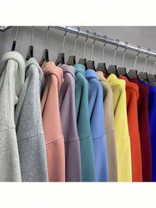 Fabricante de Sudaderas H5463, Sudaderas Personalizadas al por Mayor, Sudaderas Holgadas de Mezcla de Algodón de 350 g/m², Sudaderas Extra Grandes para Hombre y Mujer - Product Image 4