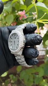 Relojes Deportivos de Lujo al por Mayor para Hombre y Mujer, Diseño Hip Hop, con Incrustaciones de Moissanita VVS Color D, Relojes Automáticos Mecánicos - Product Image 2