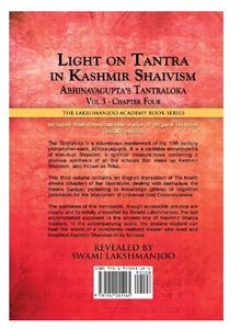 <b>Light</b> on Tantra in Kashmir Shaivism - Volume 3 by Swami Lakshmanjoo paperback Tantra & Philosophy <b>Book</b> - Product Image 2