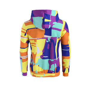 Sweat-shirt à capuche décontracté pour homme, automne, en molleton à séchage rapide, coupe classique, avec poches, 370g, imprimé par sublimation - Product Image 5