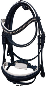 Accesorios ecuestres Costa Sports, juego de brillo a juego, brida de cuero para caballo, almohadilla para silla de montar, botas de equitación, juego de diamantes de imitación - Product Image 3