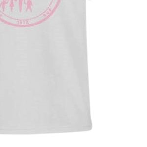 T-shirt blanc à manches courtes et col rond pour adolescent avec motif graphique rose, idéal pour l'école, le quotidien et le streetwear, vêtement confortable - Product Image 6