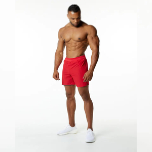 Pantalones Cortos Deportivos Casuales para Hombre, 5 Pulgadas, Cierre de Cremallera, 100% Algodón Oxford, Impermeables, Cintura Media, para Entrenamiento Físico, con Bolsillos, Diseño Digital - Product Image 4