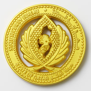 Badges métalliques haut de gamme, écussons personnalisés en relief pour la sécurité et les organisations - Product Image 1
