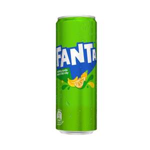 Fanta Cream Soda Fruity Soft Drink 320ml, refrescante sabor a crema de Soda con toque afrutado - Product Image 1