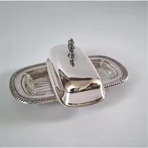 Bandeja para la mañana, mantequillera de acero inoxidable con tapa, caja de almacenamiento para mantequilla para la mesa del comedor - Product Image 4