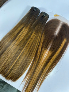 Produit Extensions de cheveux humains vietnamiens Paquet de trame et de fermeture de haute qualité - Product Image 6