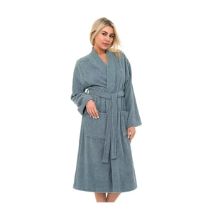 100% Cotton White Terry Cloth <b>Bath</b> Robe Bathroom Luxury Personalized Customization Set for Hotel Spa Bathrobe - Product Image 5