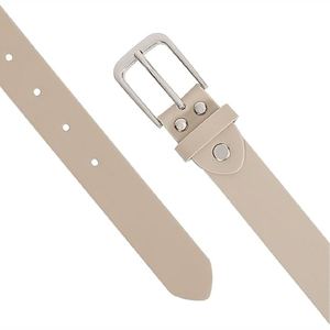 Cinturón de Cuero Vacuno de Alta Calidad para Hombre, Diseño Casual, Ajustable, con Hebilla de Acero y Logotipo Personalizado - Product Image 5