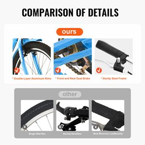 Tricycle adulte pliable en acier au carbone de 24 pouces avec grand panier, vélo cruiser à 3 roues avec siège réglable, vélo cargo - Product Image 3