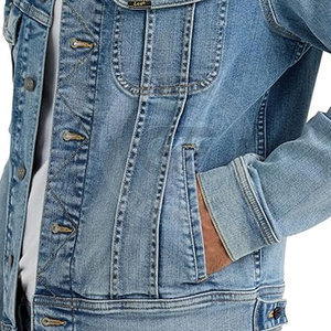 Chaqueta de Mezclilla para Hombre, Diseño Personalizado, 100% Algodón, Ligera, de Alta Calidad, en Oferta Online - Product Image 4