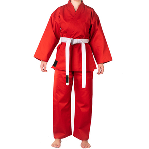 Combinaisons de karaté en tissu coton avec logo personnalisé, différentes tailles et couleurs, design de haute qualité, uniformes de karaté à vendre, OEM - Product Image 4