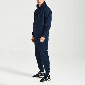 Hot Selling Hoodie and Jogger Tracksuit Set for <b>Men</b> Skinny Fit Jogger Pants with Regular Hood Sweatshirt Gym Outfit - Product Image 3