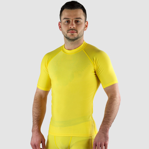 Camiseta Deportiva Masculina de Compresión Muscular, Ajuste Estándar, para Gimnasio, Entrenamiento, Manga Corta, Secado Rápido, Transpirable - Product Image 3