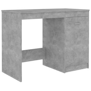 Scrivania Moderna Rettangolare in Legno Ingegnerizzato Grigio Cemento con Design Elegante - Product Image 2