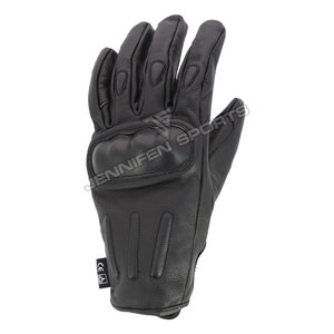 Gants de moto en cuir de qualité supérieure pour les pilotes de course, en cuir de vachette véritable, gants de moto à doigts entiers, sur mesure - Product Image 1