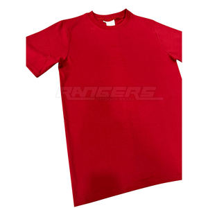 High Quality Private Label Cotton Tees Short Sleeve O Neck Regular Fit Everyday Wear <b>Burgundy</b> Plain T <b>Shirt</b> For <b>Men</b> - Product Image 2