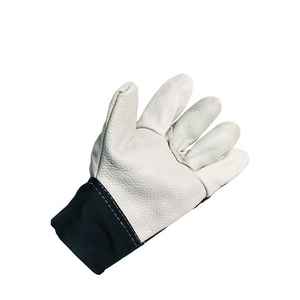 Gants de travail en cuir de vachette de qualité supérieure, gants de sécurité pour la construction industrielle, résistants à la chaleur, gants de travail canadiens pour adultes - Product Image 4