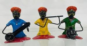 Jarrón de Mesa Multifuncional de Metal Hecho a Mano con Diseño Art Deco de Ídolo Musical para Celebraciones de Diwali, Bodas y Pascua - Product Image 2