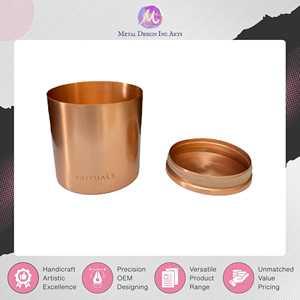 Última Llegada al Mercado, Superventas, Calidad Premium, Portavelas de Cobre Color Oro Rosa para Hacer Velas de Cera de Soja a Bajo Precio - Product Image 3
