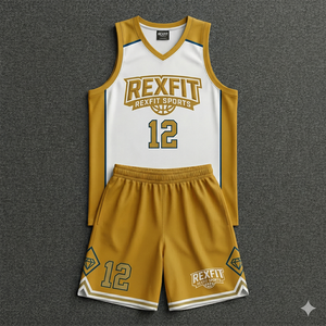 ชุดยูนิฟอร์มบาสเก็ตบอล Rexfit คุณภาพสูง ปรับแต่งได้ ระบายอากาศได้ดี ผลิตจากโพลีเอสเตอร์ ลายเรียบ แบบซับลิเมชั่น - Product Image 6