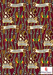 High Quality African Wax Print Fabric Ankara Custom Textile OEM ODM Manufacturer Wholesale International Womens Day - Product Image 4
