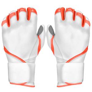 Gants de frappe de baseball en cuir de chèvre véritable à manchette longue, personnalisés pour hommes, pour l'entraînement au softball - Product Image 6