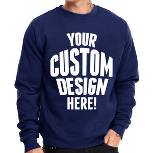 เสื้อสเวตเชิ้ตคอกลมผู้ชายไซส์ใหญ่ ผ้าฟลีซพรีเมียม รับผลิตแบบ OEM ODM - Product Image 6