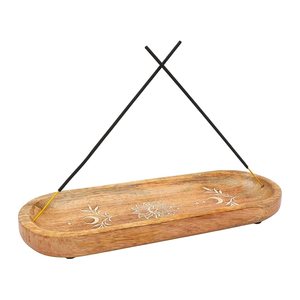 Collection de brûleurs d'encens en bois artisanaux charmants, présentant des formes d'animaux adorables, parfaites pour attraper les cendres de manière fiable - Product Image 5