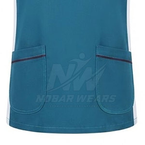 Laboratory Staff O-Neck Medical <b>Scrub</b> <b>Tops</b> Short Sleeve Professional Workwear Uniform for Healthcare and Clinical Applications - Product Image 4