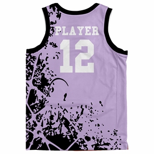 Nuevo Conjunto de Pantalones Cortos y Camiseta de Baloncesto Personalizados, Diseño Sublimado en Degradado, Ligeros, Transpirables, 100% Poliéster, Anti-UV - Product Image 3