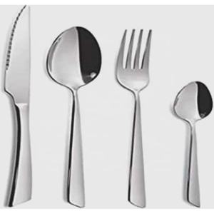 Couverts Royal Élégant Argenterie Cuisine de luxe en acier inoxydable personnalisé Métal pleine poignée martelée Ensembles de couverts au design unique - Product Image 4