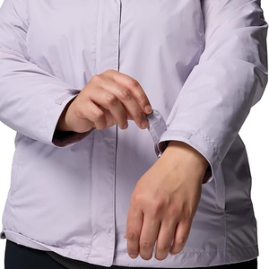 Chaqueta Impermeable con Capucha para Exteriores, Cortavientos, Transpirable, Color Lavanda, Talla Grande, Ligera - Product Image 4