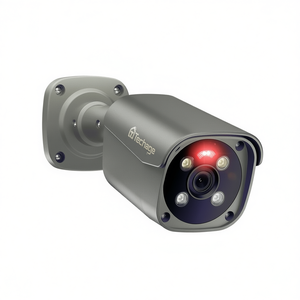 Caméra de sécurité IP POE 4K en gros, 8MP avec lumières rouges et bleues - Product Image 1