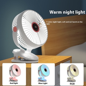 Clip de refrigeración fuerte <span class=keywords><strong>Mini</strong></span> ventilador recargable Ventilador de escritorio portátil <span class=keywords><strong>USB</strong></span> recargable para oficina Dormitorio Coche Computadora de escritorio - Product Image 5