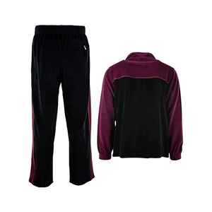 2026 Winter Adult Style Solid Pattern Velvet Non Hooded Custom High Quality Zip Up Breathable Quick Dry Velvet <b>Track</b> <b>suit</b> - Product Image 5
