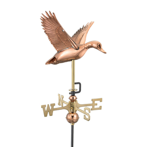 Iron Bird Weather Vane with Compass Directions Outdoor Garden Ornament Traditional Style Polished Finish Vintage Animal Shape - Product Image 5