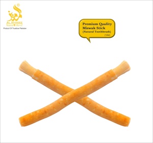 Meilleure qualité AL-MUMEEZ emballé sous vide MISWAK STICK nettoyage naturel des dents tue les germes PCSIR Pakistan certifié soins bucco-dentaires - Product Image 1