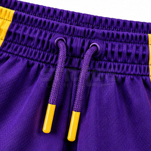 Pantalones Cortos de Baloncesto Transpirables, Diseño Sólido, Movimiento Flexible, 100% Poliéster, Ecológicos, Secado Rápido, Deportivos - Product Image 5