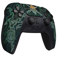Para PS5 Controller Shell - Serpent Totem Soft Touch Placa frontal antideslizante, cubierta ergonómica DIY