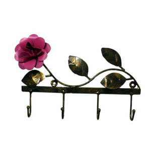 Gancho de pared con forma de pluma dorada, ganchos de pared de hierro únicos, perchero de pared para colgar abrigos, sombreros y bolsos, organizador para el hogar - Product Image 4