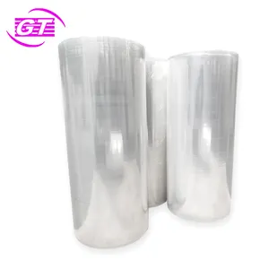 Machine Roll High Quality Raw Material Cast Packaging Transparent Pvc Stretch Film Jumbo Roll 30 KG manufacturer golden supplier