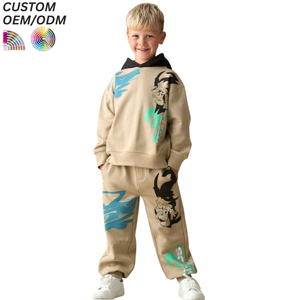 Autumn Winter 2026 Boys' Sweatshirts Casual Stylish Long-Sleeve Fleece-Lined Tops Toddlers Babies Pullovers 100% Cotton - Product Image 2