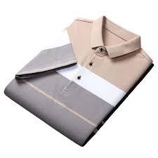 High-Quality Pique Cotton Blend Polo Shirt | Multi-Color Block Panel Men’s Polo | Custom Logo Apparel Manufacturing with <b>3</b>-Butto - Product Image 3