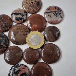 100% dendrita natural amatista suave parte posterior plana piedras preciosas sueltas cabujones lote fábrica India fabricación a mano joyería miel - Product Image 2