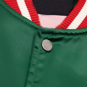 Chaqueta Varsity Informal de Tela Satinada al Por Mayor 2025, Hecha de Satén de Primera Calidad, la Mejor Tela - Product Image 4