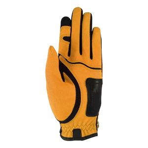Gants de golf unisexes modernes en cuir Cabretta antidérapant de haute qualité avec couleur et logo personnalisés et tissu de la meilleure qualité pour les mains - Product Image 4