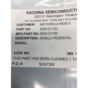 AMAT 0020-21120 5" <b>Ceramic</b> <b>Ring</b>, Shield Pedestal - Trusted Global Legacy Semiconductor Equipment and Parts at - Product Image 1