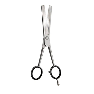 Ciseaux à effiler les cheveux à double tranchant en acier inoxydable allemand, vente en gros pour coiffeurs professionnels - Product Image 4