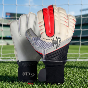 Top Quality Breathable Football Soccer Goalkeeper Gloves with 4mm German Latex Bulk Quantity Goalkeeper Gloves Flat Palm - Product Image 4